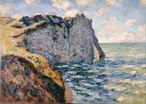 Claude Monet The Cliff of Aval Etrét